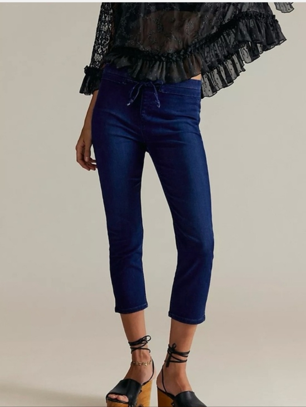 Free People Lowrise Crop Jeans